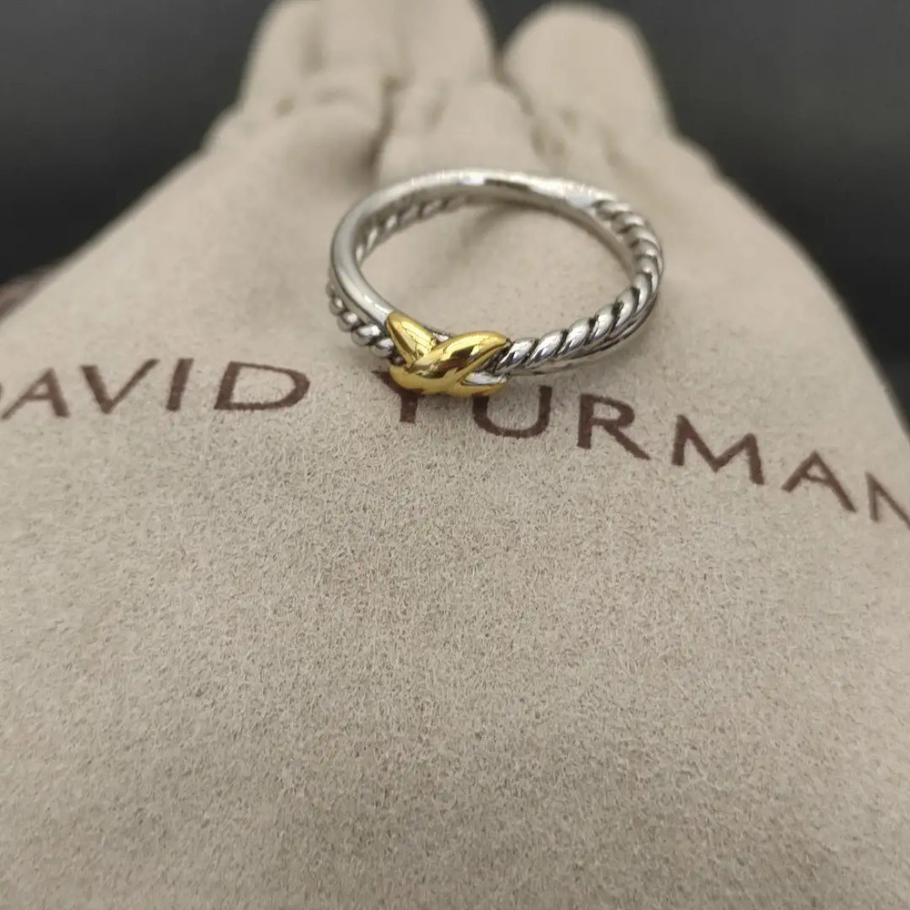 David Yurman X Cross-Tie Ring